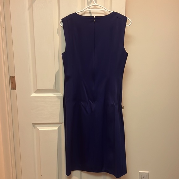 Elie Tahari Blue Sleeveless Dress - Picture 2 of 9